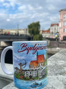 Kubek z motywami bydgoskimi