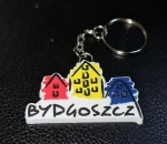 Brelok gumowy z logo Bydgoszczy