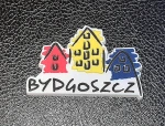Magnes gumowy z logo Bydgoszczy