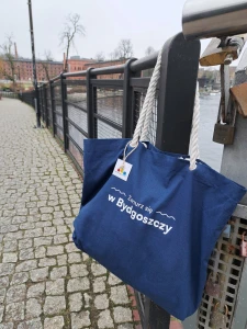 Torba granatowa Zanurz się w Bydgoszczy